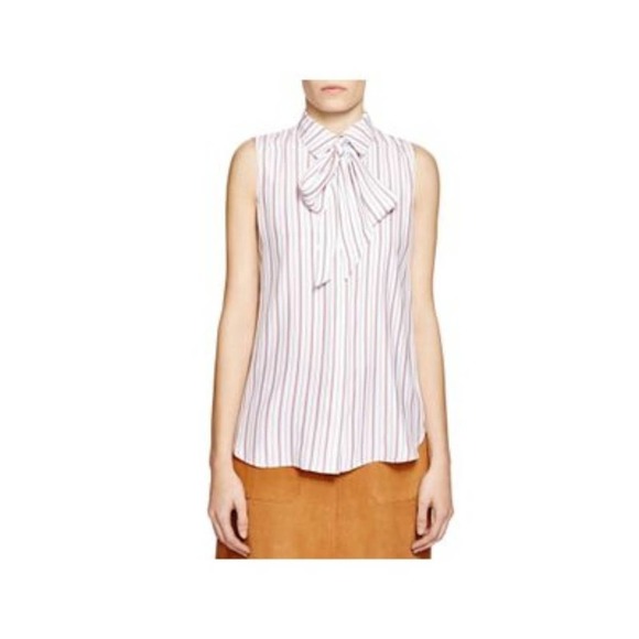 FRAME Women’s Le Scarf Silk Sleeveless Blouse L - Picture 1 of 10